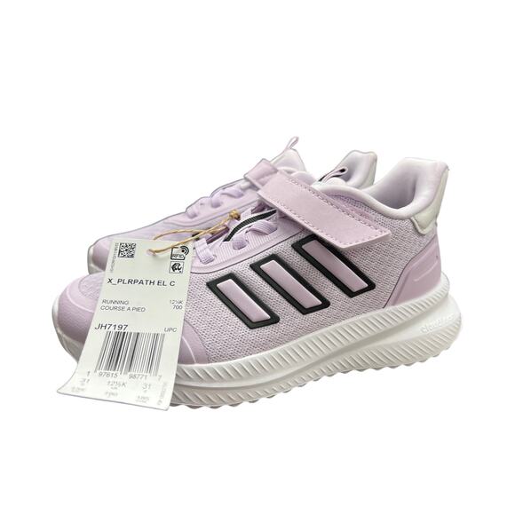 Adidas Kids Girls X_PLRPATH Shoes Lavender & Black & Grey Size 13K New - Picture 2 of 12